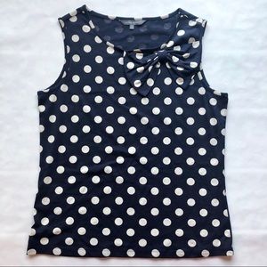 Laura Ashley Navy Bow Tank
